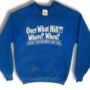 Vintage 1980s Fruit of the Loom Crewneck Sweatshirt - Size S/M- Made in USA